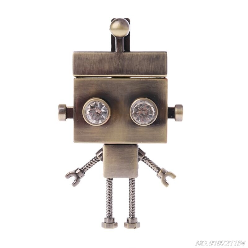 Robot Shape Clasp Turn Lock Twist Locks Metal Hardware For DIY Handbag Shoulder Bag Purse D18 20