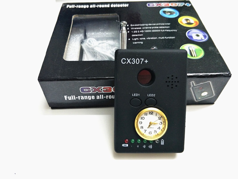 CX307 Multi-funktion RF Signal Kamera Telefon GSM GPS WiFi Insekt Detektor Finder Mit Alarm Für Sicherheit