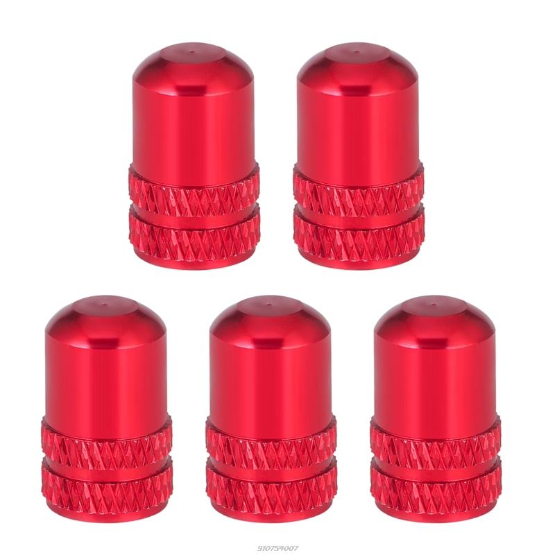 Schrader or Presta Bicycle Valve Cover, 5 Packs, Optional A/vf/v, Lightweight, Rough Erosion for Car Motorcycle 21: R-S