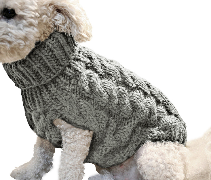 Gebreide kleding voor honden Chihuahua trui voor kleine honden Winterkleding voor Sphinx Kat Hondentrui voor York Warme hondenkleding: XL / Roze