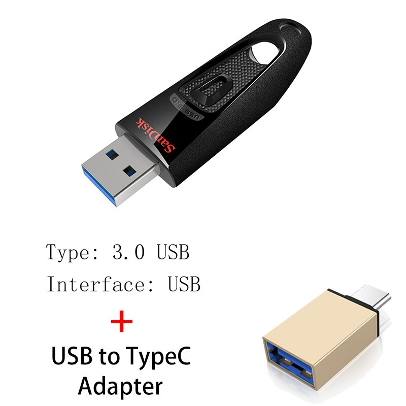Sandisk Usb 3.0 Pendrive 128 Gb 64 Gb 32 Gb 256 Gb Usb Flash Drive 32 64 128 16 Gb pen Drive Usb Flash Stick Schijf Op Key Memory: 128GB / CZ48 B