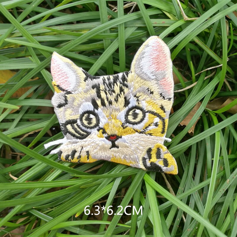 -Melt Kat Kleding Sticker Accessoires Tassen Hoeden Decoratie Gat Patchen En Decals Borduren Patch