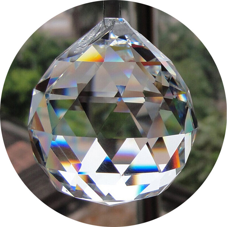30mm kristallen voor kroonluchters facet opknoping bal kristallen druppels voor kroonluchter onderdelen voor decoratie kristal onderdelen
