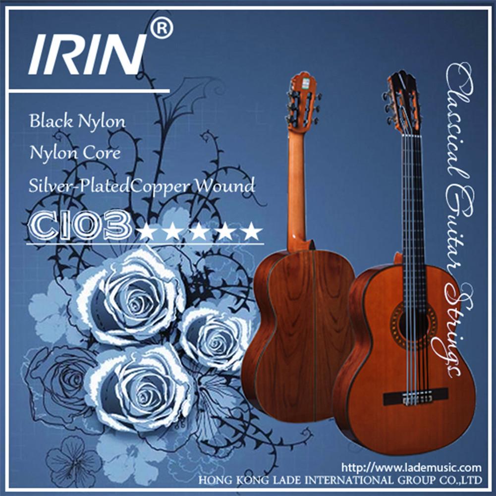 Ensemble de cordes de guitare classique, fil en alliage de Nylon et de cuivre, Tension moyenne, élasticité Stable, pièce de rechange pour Instrument de musique C103