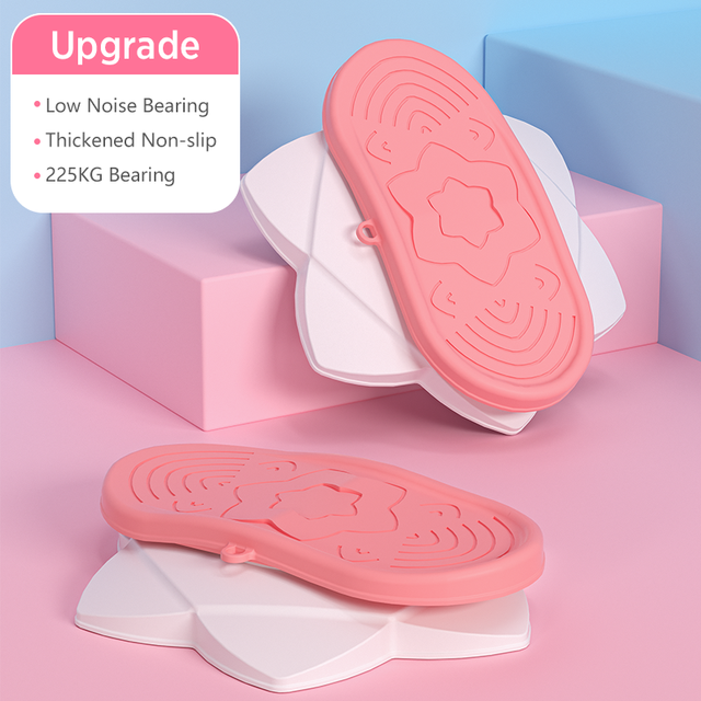 Twist Waist Disc Workout Twister Board for Exercise Waist Exerciser Home Gym Body Building Slimming Legs Fitness Equipment: Pink