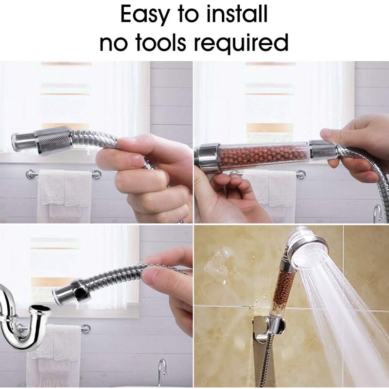 Bathroom Shower Hose Bath Stainless Steel Shower Hose Shower Head Accessories