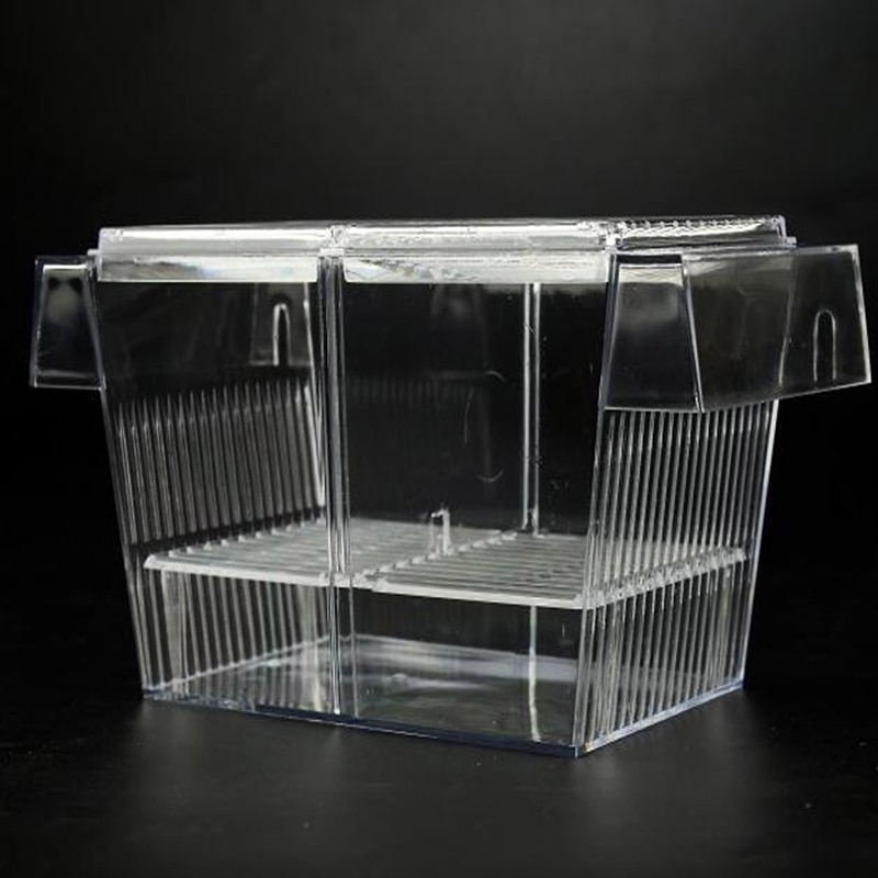 Home Fish Pet Supplies Acrylic Fish Breeding Isolation Tank Aquarium Breeder Box Double Guppies Hatching Incubator Aquarium