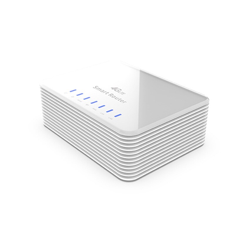 Huishoudelijke 4g router lte draadloze router mobiele wifi hotspot modem simkaartsleuf lan-poort ondersteuning simkaart draagbare draadloze router
