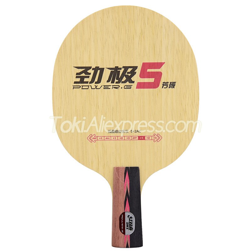 DHS PG5 / POWER G 5 / PG 5 (Ship without Box) Table Tennis Blade DHS ALC Racket Original DHS Ping Pong Bat / Paddle