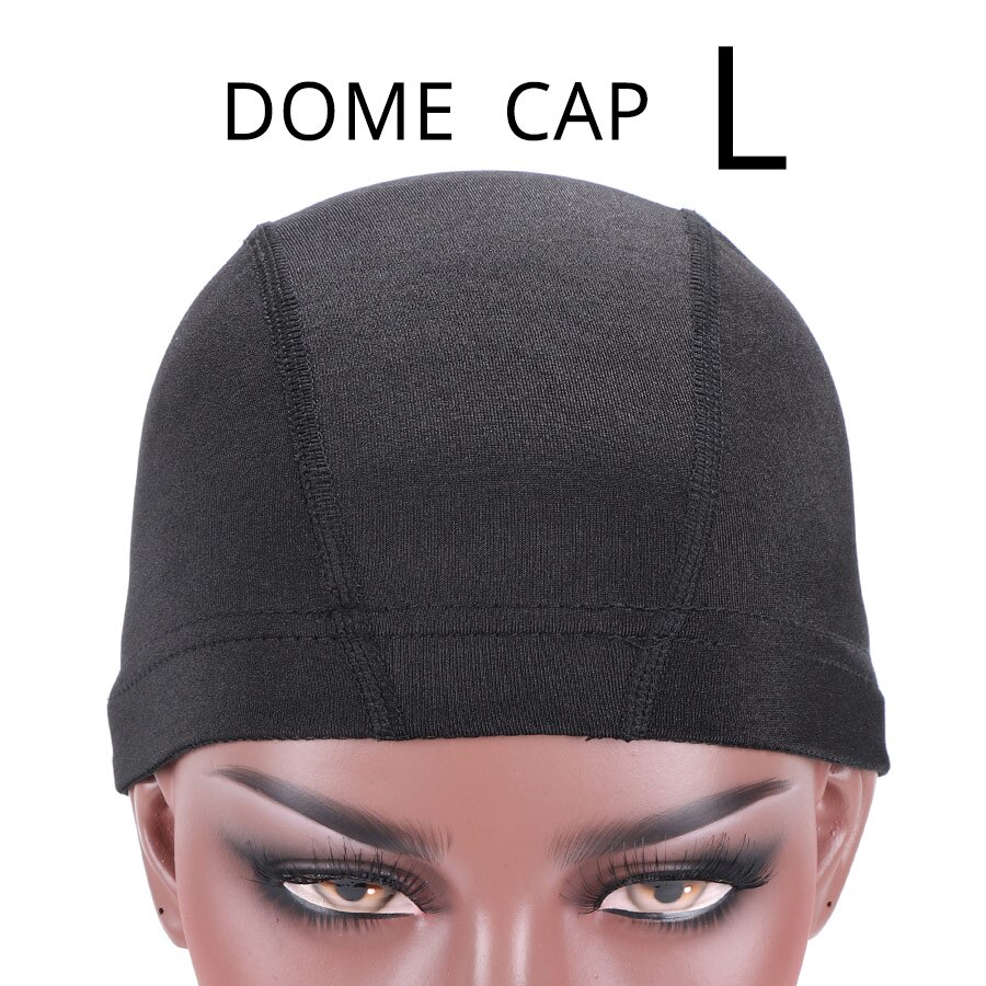 Plussign – bonnet de perruque en maille, 2 Styles, noir, 52Cm-56Cm, confortable, respirant, en Spandex, avec bande élastique pour la fabrication de perruques: DOME-L-2PCS