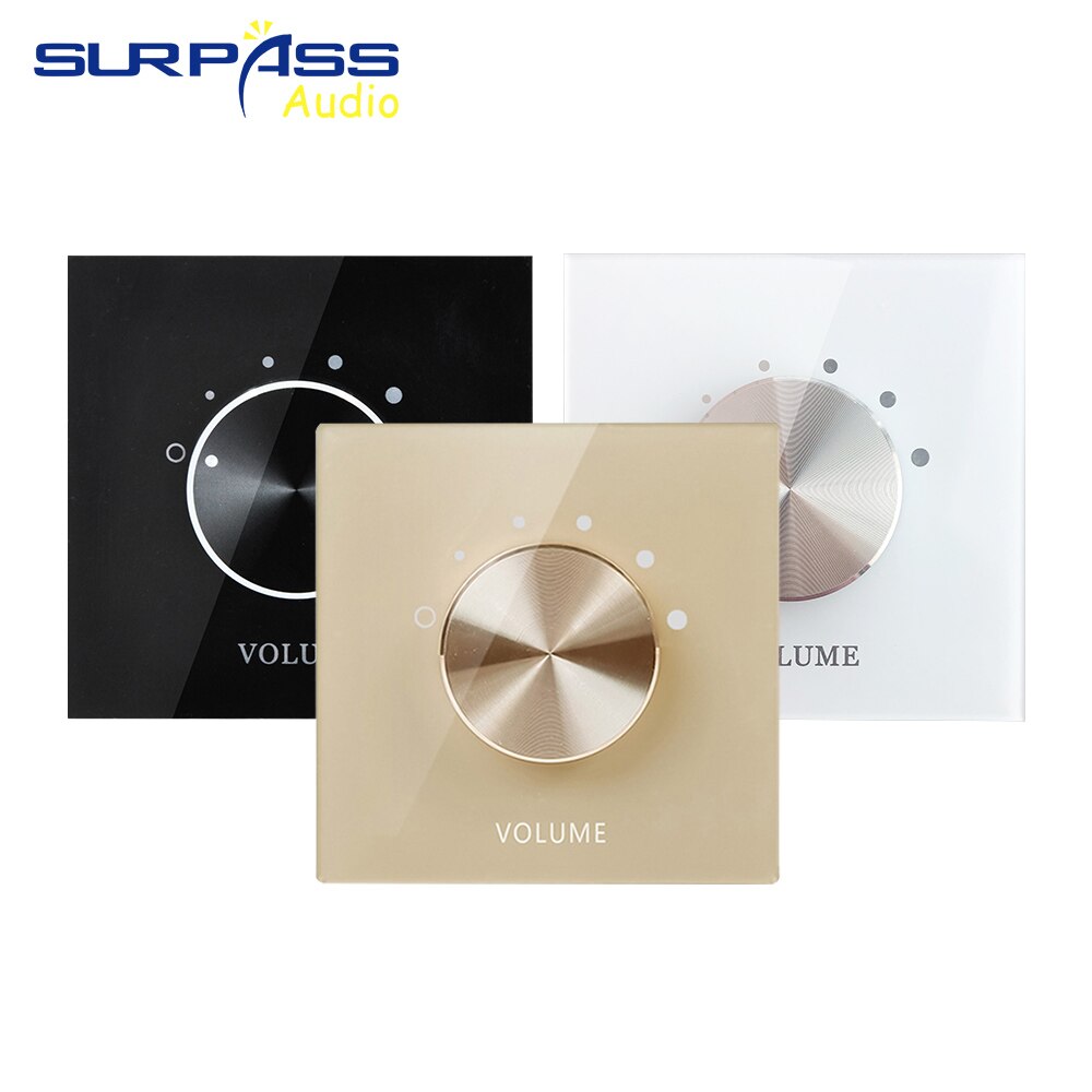 Stero Volume Tuning Switch 5 Adjustment Two Channel Fixed Resistance Music Speaker Volume Controller