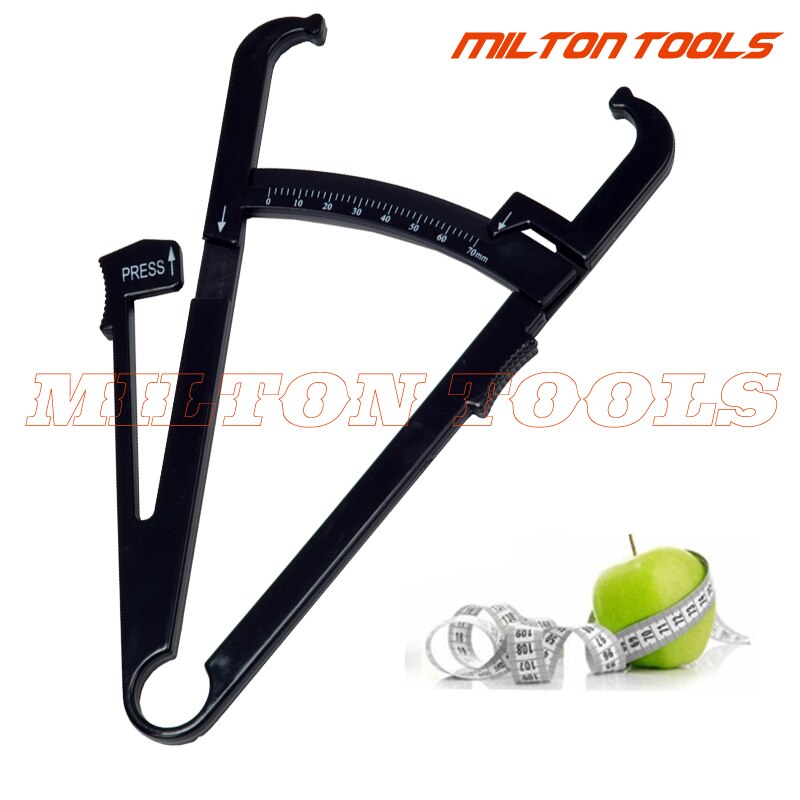 Keep Fitness Slim Health Measure Chart Body Fat Skinfold Tester Caliper Analyzer body fat caliper 20pcs/lot