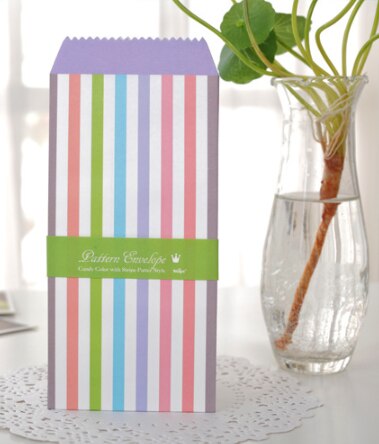 Colorful Envelope Small Craft Envelopes For Letter Invitations 5pcs/set