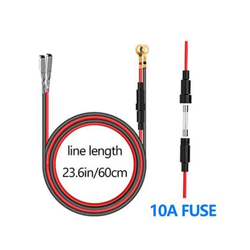 Usb-uttag billaddare vattentätt usb-biluttag 12v-24v 5v 3.1a telefonladdning för marin båtmotorcykel: Endast kabel