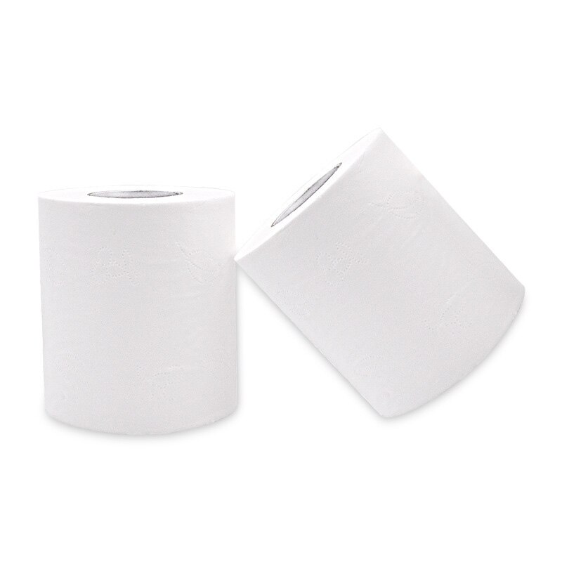 Wit toiletpapier toiletrol tissue rol verpakking  of 10 4- laags papieren handdoeken tissue huishoudelijk toiletpapier toiletpapier