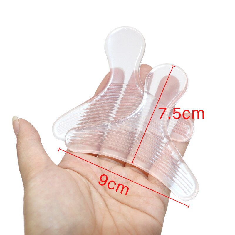 Coussinets de pieds en Silicone Anti-frottement pour chaussures, 1 paire = 2 pièces