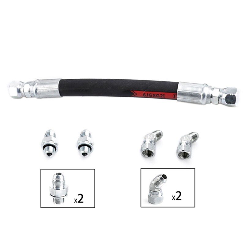 Powerstroke High Pressure Oil Pump HPOP Crossover Line Hose for 1999-2003 Ford 7.3L Powerstroke HPOP Hoses Lines Set