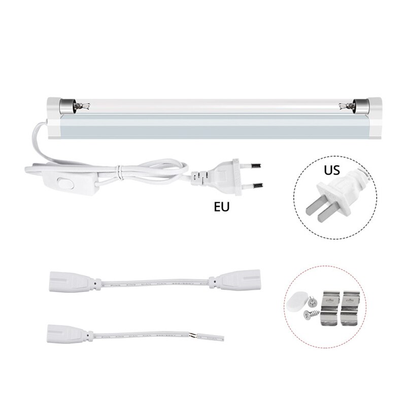6W 8W UV Germicidal Disinfection Lamp UV LED Sterilize Lamp Ultraviolet Quartz linear Light Ozone Generator Sterilizer Lights