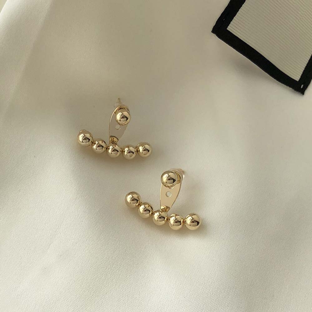 Minimalistische Stervorm Lange Oor Manchetten Stud Oorbellen Eenvoudige Oor Manchet Pins Klimmers Oorbellen Sieraden Voor Vrouwen Crawlers Pin: 1 pair A