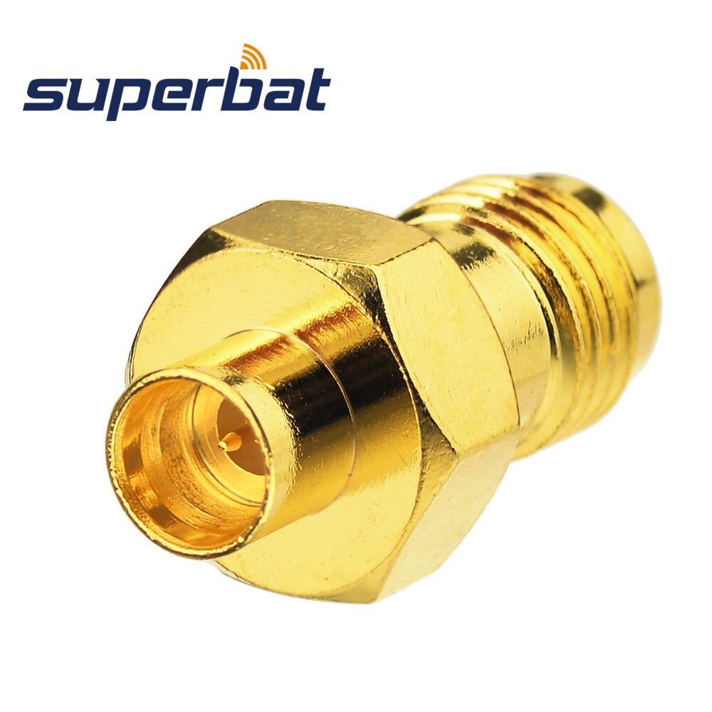 Superbat SMP Male Adapter to SMA Straight Female 50 Ohm RF Coaxial Adapter Connector