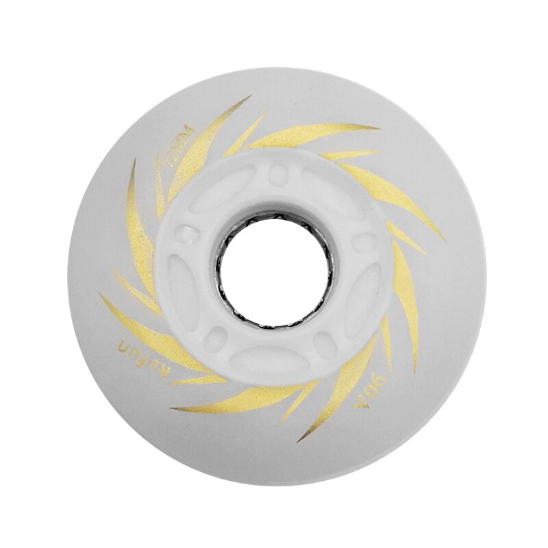 Kufun inline/rollschuh 4 räder FÜHRTE räder inline Schlittschuh glänzend licht 90A 72mm 76mm 80mm keine Lagerbier: mult 72mm