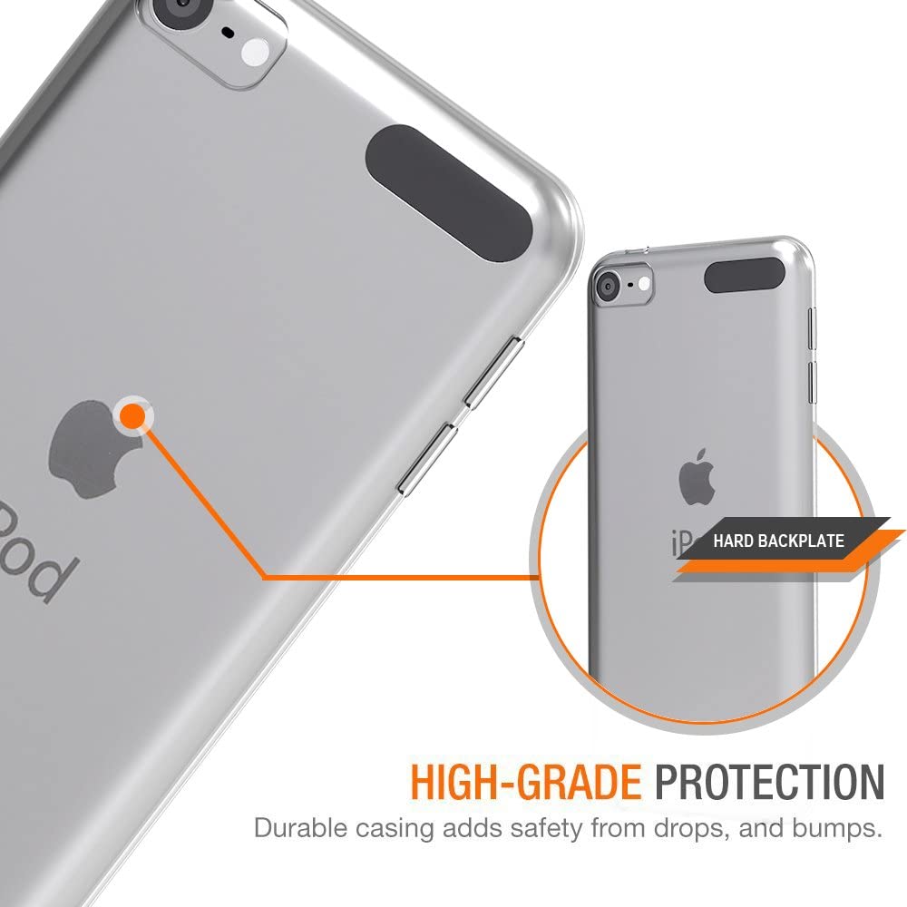 Funda transparente de TPU suave Sfor para Apple Ipod Touch 5 6 7 funda delgada de silicona transparente protectora para Ipod Touch 7 cubierta trasera