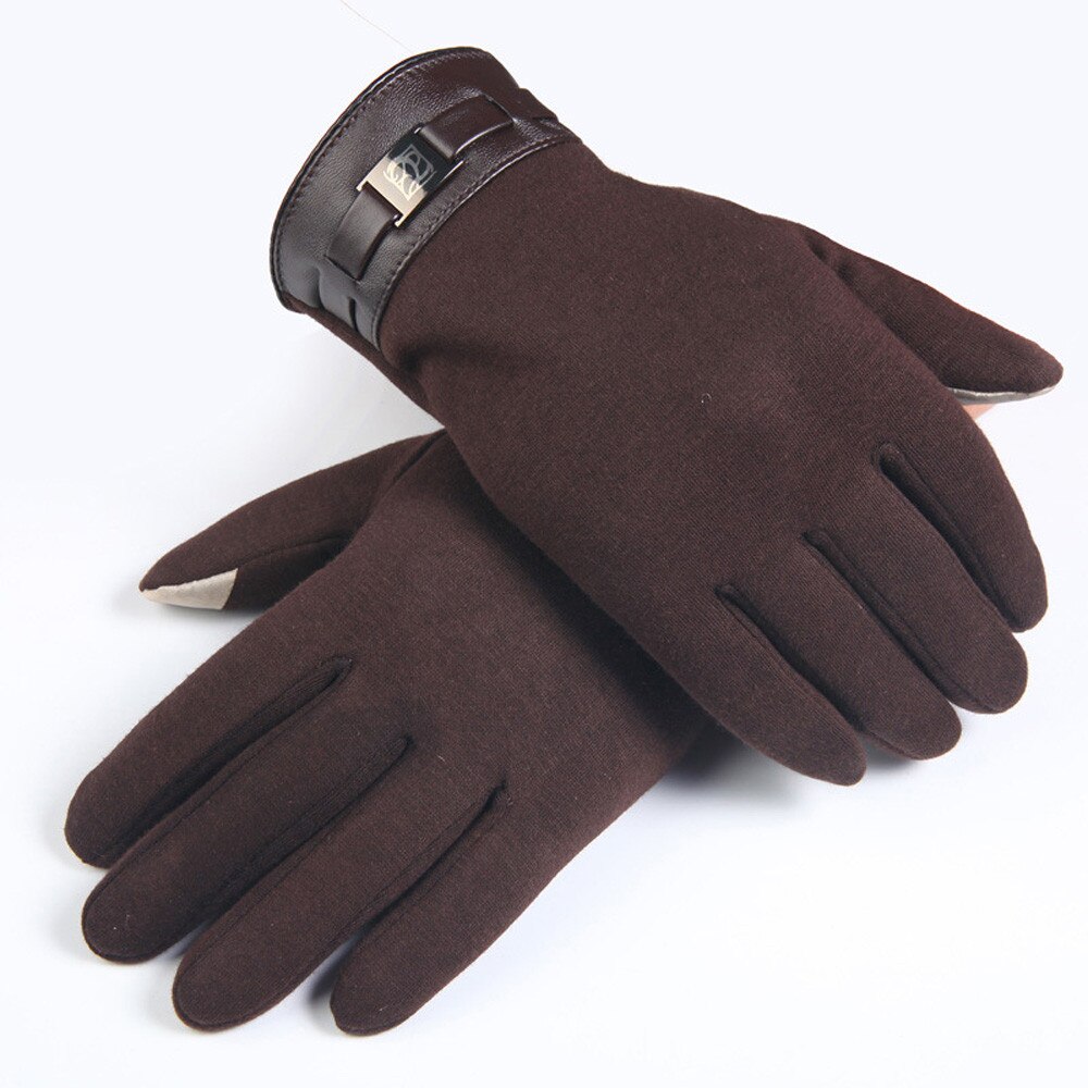 Women's Touch Screen Knitted Gloves Winter five Fingers Gloves Cashmere Women Autumn Winter Warm Thick Gloves Skiing Mittens