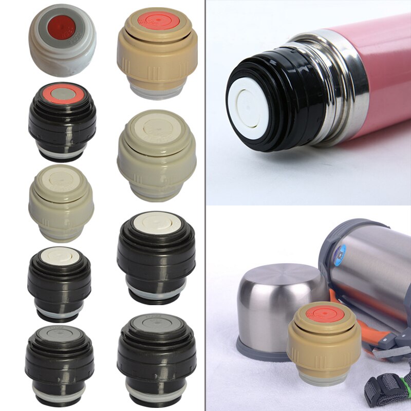 1/2/5PCS 4,5/5,2 cm Outdoor Reise Tasse Vakuum Glaskolben Deckel Drink Becher Outlet Glaskolben abdeckung Edelstahl Thermoskannen Zubehör