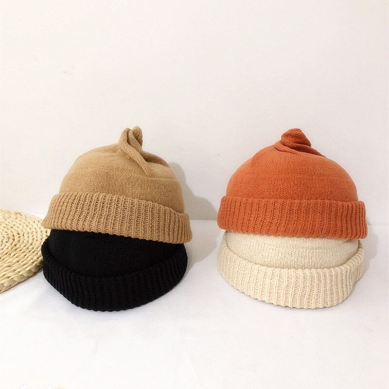 Gebreide Kinderen Beanie Muts Baby Baby Jongen Meisje Hoed Warm Kinderen Baby Herfst Winter Meisjes Hoed Voor Kids Peuter Muts motorkap Enfant