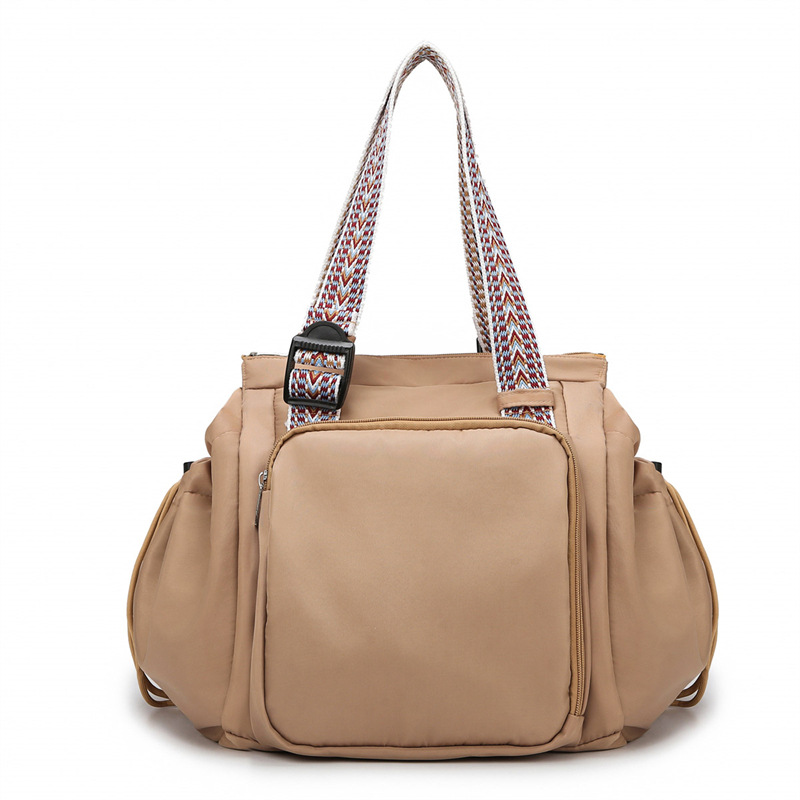 Sac à dos de rangement de voyage, sac de voyage léger multifonctionnel pour mère et bébé, grand sac à dos de rangement portable. zwq: Marron