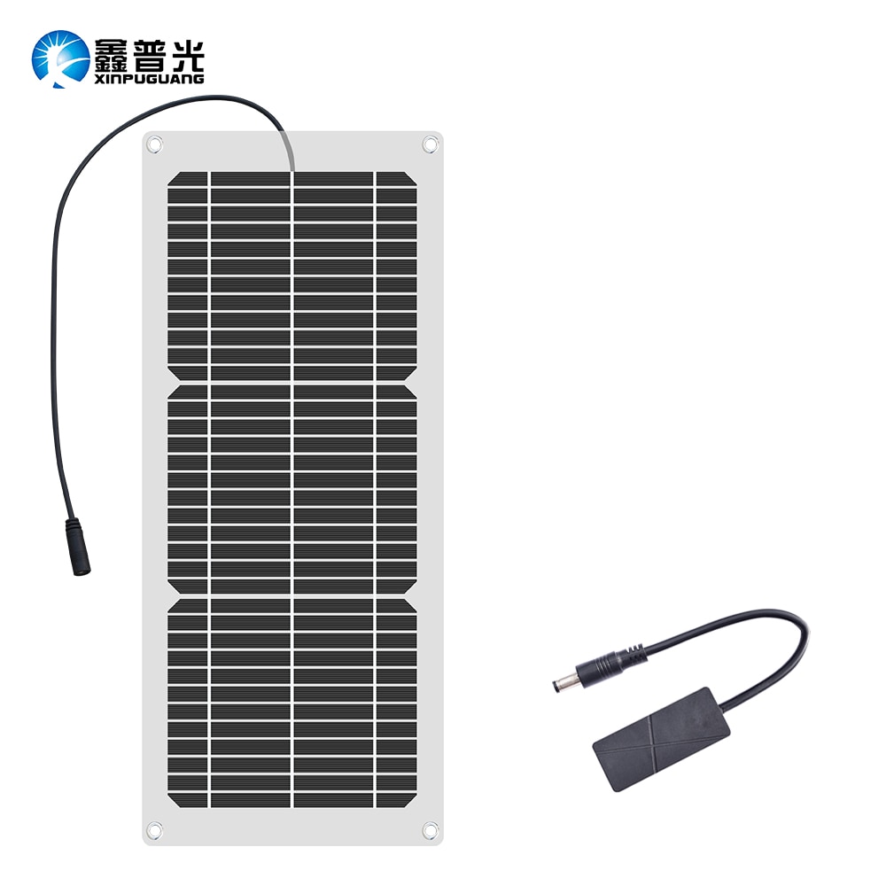 Xinouguang 10 w flexibele Zonnepaneel Monokristallijn Cell DIY Power Bank DC USB Adapter Mobiele Telefoon Camera Batterij Oplader auto zonnepaneel