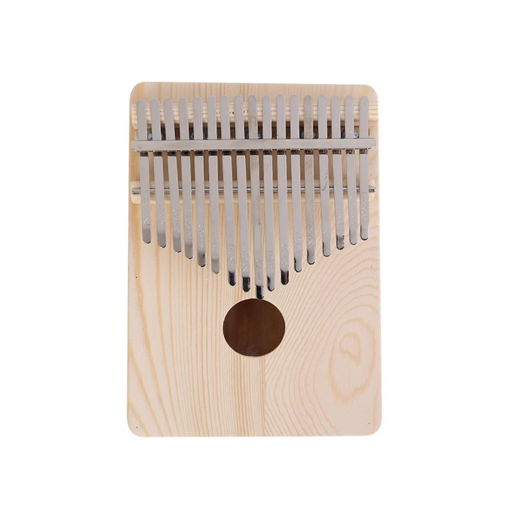 Kalimba 17 dedo pulgar Piano africano DIY madera blanco Embryo Sanza Mbira Kalimba jugar con guitarra instrumentos musicales de madera: 17 keys