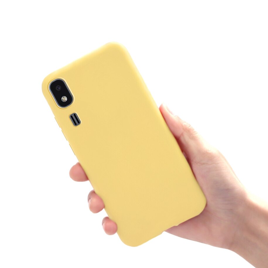 Funda de silicona líquida para Samsung Galaxy A02s A2 Core, Protector trasero suave, Fundas para Samsung A02s A025F A2Core: For Samsung A02s / Yellow