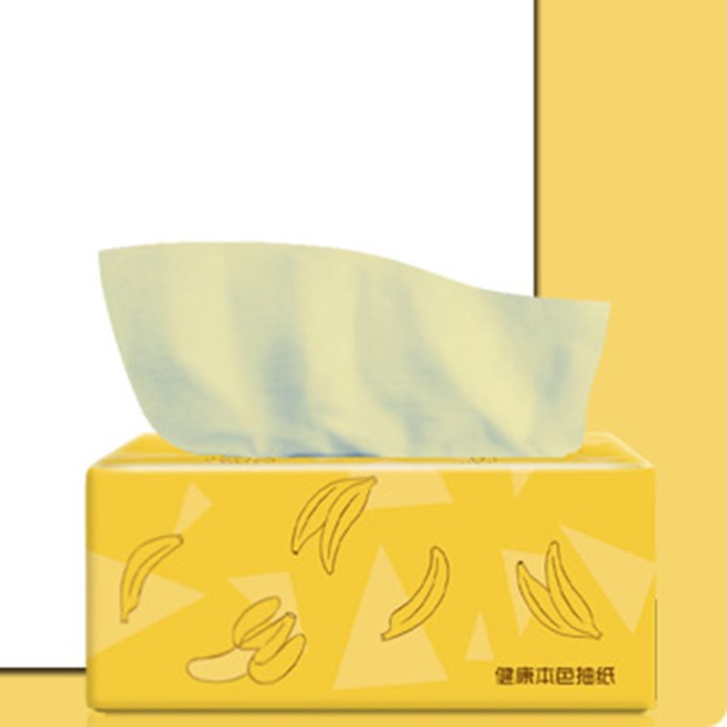 4PCS Silky Smooth Soft Premium 3-Ply Toilet Paper Kitchen Toilet Facial Tissues Soft Absorbent Tissues Paper Natural