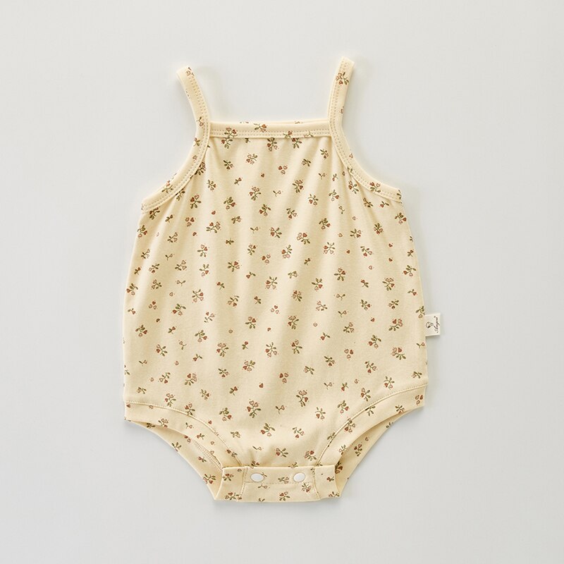 Zomer Baby Meisjes Kleding Sling Kinderen Jumpsuit 3M-36M Baby Meisjes Bodysuits Katoen Bloemen Soft Kids Romper roupas De Bebe: 1 / 100 ifit 2T-3T