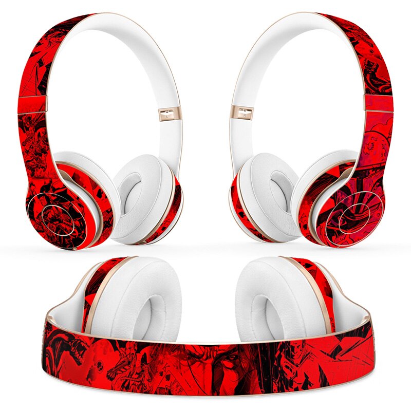 Cartoon Headphone Sticker Universal Vinyl Decal Skin for Beats solo2 solo 3 Wireless Headphone sticker: TN-Solo2-0856