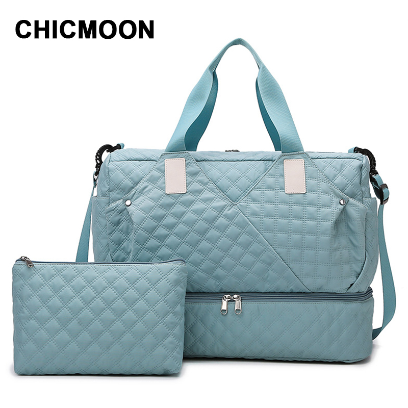 Bolsas de viaje de gran capacidad, organizador de equipaje, bolso de mano impermeable, portátil, plegable, almacenamiento de ropa de viaje, bolsos de hombro