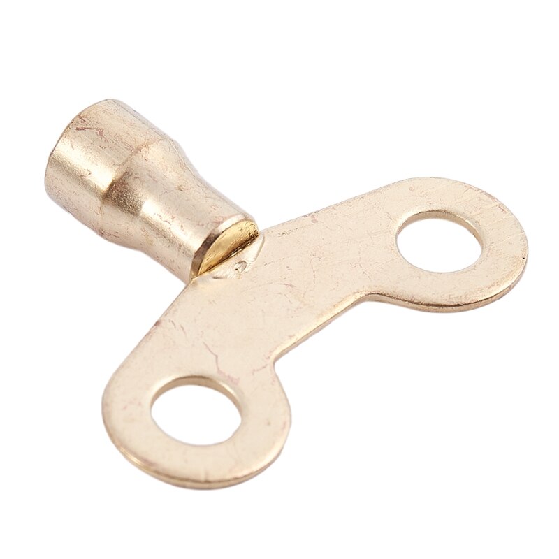 2 pcs Kitchen 15/64 inchSquare Stem Gold Tone Faucet Key Knop