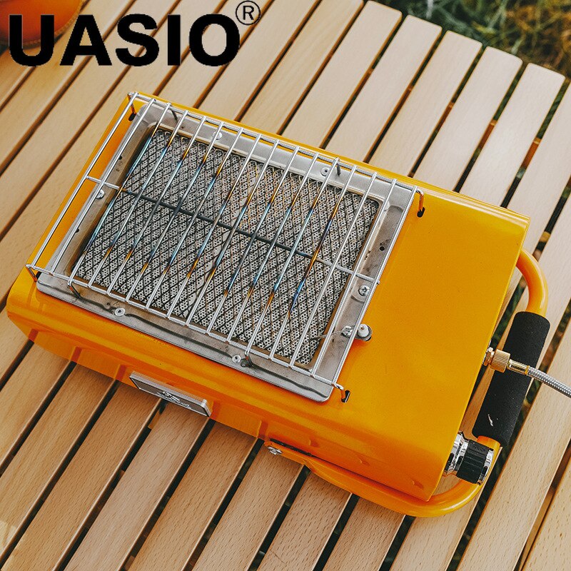 Table de cuisson à gaz à brûleur unique, 1,8 kW en acier inoxydable avec feu