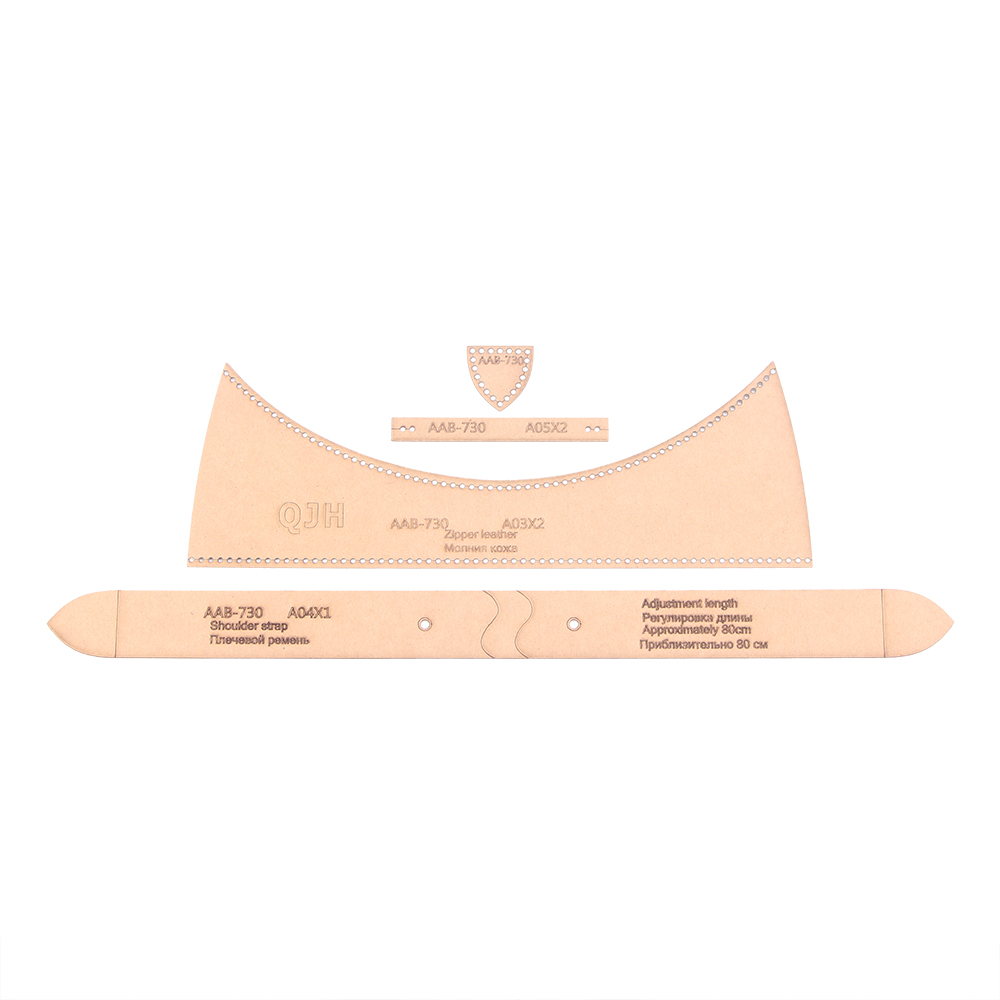 1set Diy Kraft Paper Material Template, Designing Paper Patterns For Shoulder Bags, Handbag Making Stencil Drawings Molds