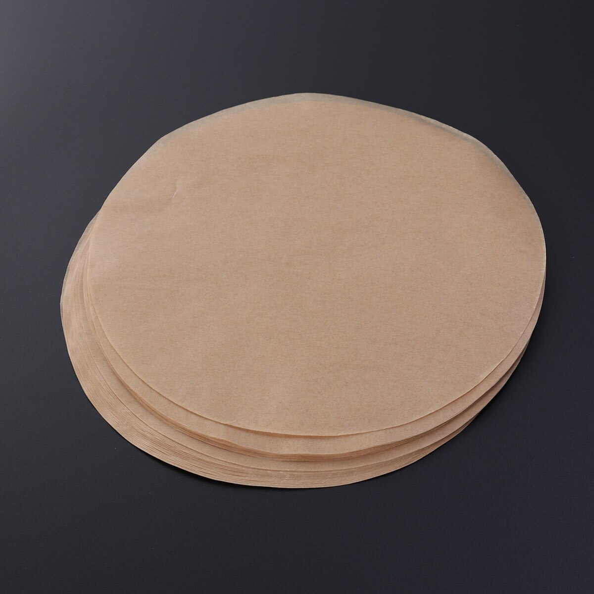 100 pcs 9 Inch Perkament Papier Hittebestendig Primaire Kleur Non-stick Ronde Cake Papier Bakpapier voor BBQ cake Brood