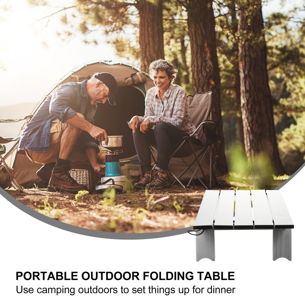 Portable Camping Table Aluminum Folding Table Picnic Collapsible Camp Table
