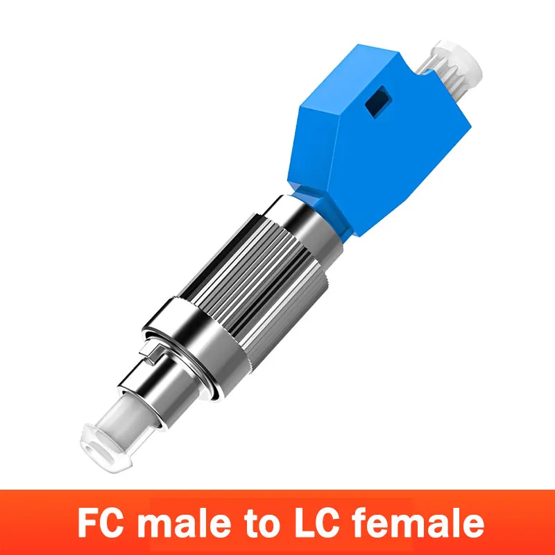 Adaptador SC para LC Fêmea com Acoplador de Cabeça Quadrada Pequena, Adaptador Conversor de Fibra Óptica FC Macho para LC Fêmea com Caneta de Luz Vermelha: ROXO / 1Peso