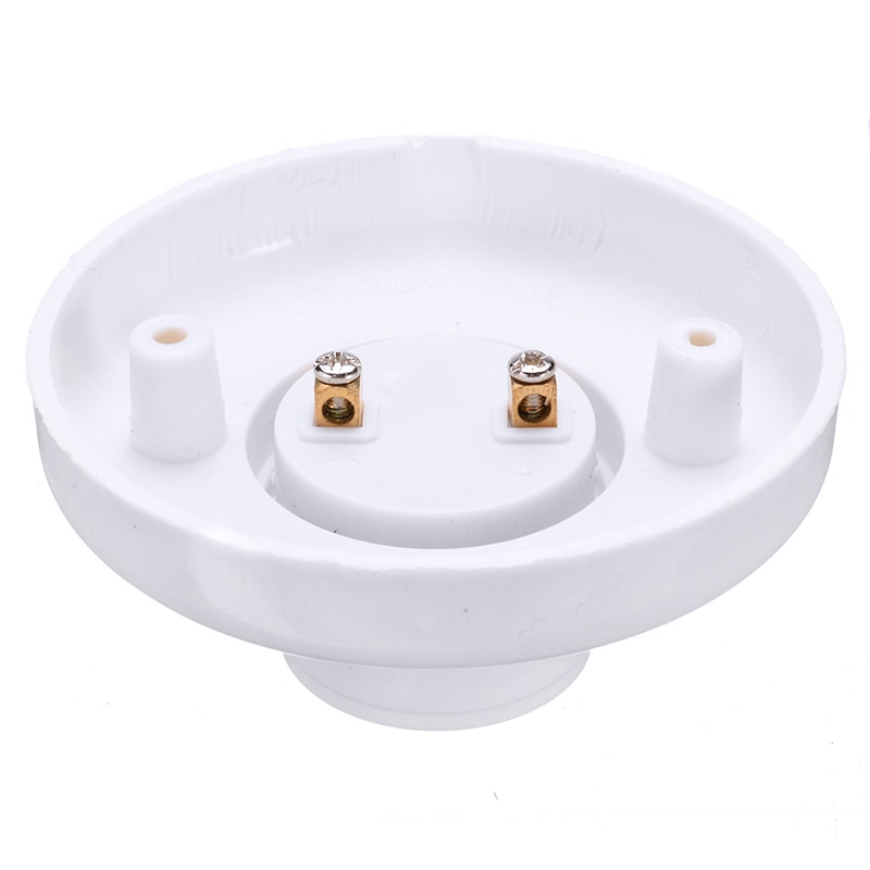 10pcs E27 Light Bulb Sockets Lamp Holder Screw Cap Socket Round Fixing Bases Socket Adapters For Home Supplies