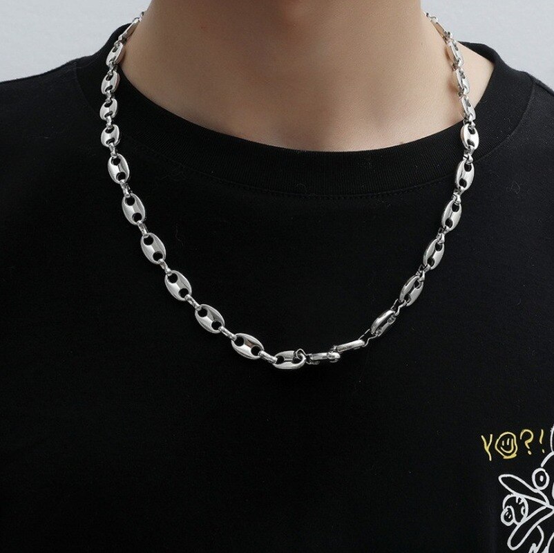 Heren Collier Koffiebonen Kettingen En Armbanden Heren Hip Hop Punk Sieraden