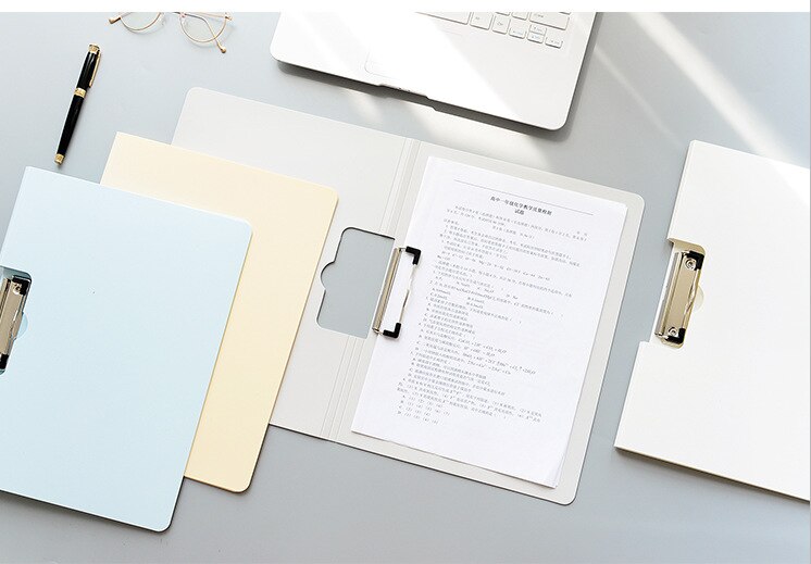 Classeur Horizontal A4 multifonctionnel, presse-papiers, PP solide, pour le bureau, livre d'exposition, papeterie pour étudiants