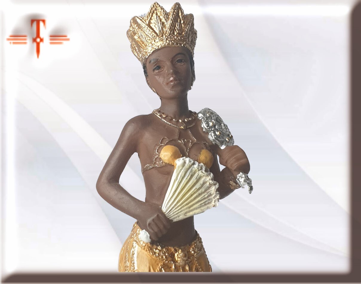 Estatua Orisha Oshun Oxun , Santería , Palo Mayombe