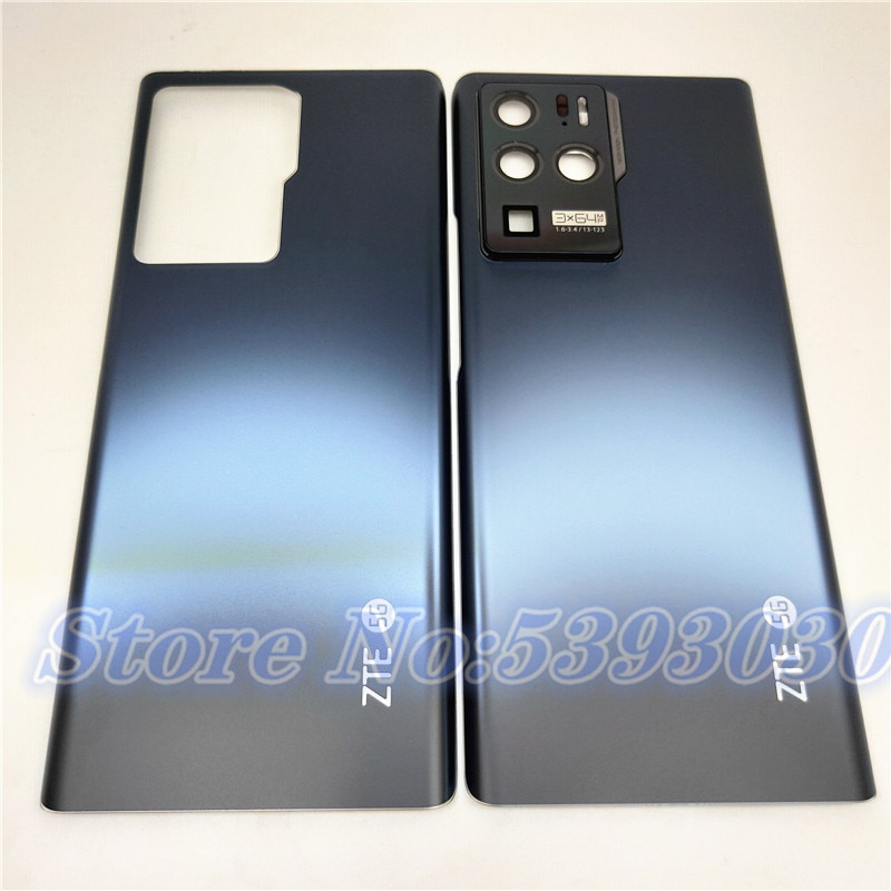 Originele Voor Zte Axon 30 Ultra Glas Back Battery Cover Reparatie Vervangen Telefoon Achterklep Case + Camera Lens