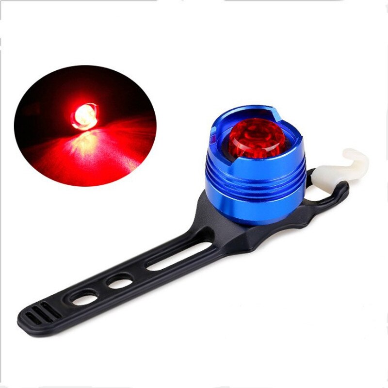 Led Waterdichte Fiets Fiets Voor Achter Staart Helm Rood Flash Lichten Veiligheidswaarschuwing Lamp Fietsen Veiligheidswaarschuwing Licht