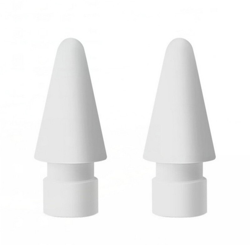 2Pcs Stylus Pencil Tips Replacement Compatible For Apple Pencil 1st & 2nd Generation For Apple Pencil Tip Nib Spare Replace